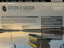 Tablet Screenshot of goesoncpa.com